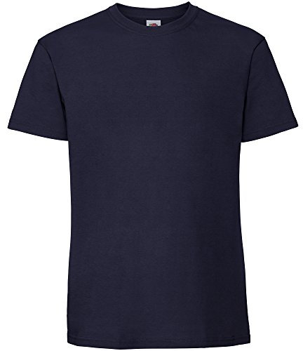 Fruit of the Loom Mens Ringspun Premium Tshirt (4XL UK) (Navy)