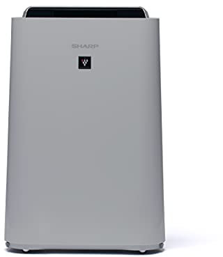 Sharp UA-HD60E-L Purificador de aire con tecnología Plasmacluster-Ion, función humificador, tres niveles de filtro: prefiltro, olores y HEPA, sensor de olor, polvo, humedad y temperatura, hasta 48m2