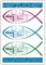 A4 XXL Glückwunschkarte WORTE & FISCHE mit Umschlag - Premium Klappkarte für Kommunion Konfirmation Taufe Firmung Geburtstag Karte von BREITENWERK
