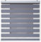 Stores enroleurs Jour Nuit Premium Double Tissu Finitions Haut de Gamme Galerie et chaînette en Aluminium Qualité maximale pour Fenêtres et Portes Store Zébre STORESDECO Argent 200x250 cm