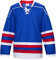 EALER Eishockey League-Sport-Trikot für Männer Training und Jungen, Erwachsene und Jugendliche - Blau - Large
