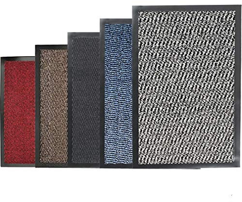 Door Mats Non - Slip Dirt Trapper Indoor & Outdoor Barrier Mat Home Office Front Door Welcome Mats Kitchen Runner Rug Dust Mat Heavy Duty Washable Mats (Blue, 60 x 180)