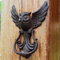 GUFO di ferro Battente decorativo Battente per porta vintage Battente per porta in ghisa in ferro battuto Chiusura a scatto Cancello antico Home Office