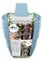 elho Vibia Campana Vertical Forest 21 - Blumentopf Hängend für Balkon & Außen - 100% recyceltem Plastik - Ø 20.7 x H 29.7 cm - Blau/Vintage Blau