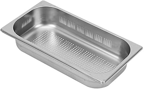 SYSTEMCERAM Gastrobehälter 0837 aus Edelstahl gelocht/Gastro-Zubehör/Abtropfschale