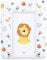 Wickelauflage Wickelunterlage abwaschbar und wasserdicht 70x50 cm - Wickelmatte zum Auflegen auf Wickeltisch Wickelaufsatz Wickelkommode oder Waschmaschine changing mat 70 x 50 Safari Motiv