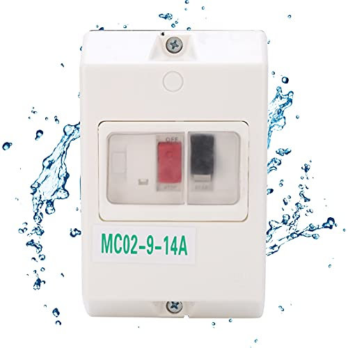 MC02-9-14a Leitungsschutzschalter 220 V/380 V Wasserdichte Motorschutzschalter 50/60 Hz Leckageschutz Luftschalter Elektronische Komponenten