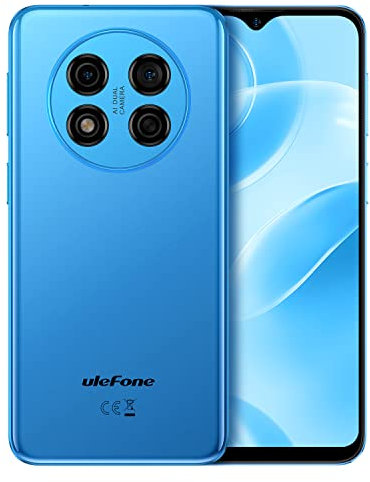 Ulefone Note 15 3G Teléfono Móvil Libres, Ranura para 3 Tarjetas, Quad Core 5GB+32GB, Android 12 Smartphone Dual SIM, 6.22'' HD+, Cámara 8MP+5MP, Batería 4000mAh, Desbloqueo Facial GPS Azul