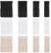 Pameil 12 Stück BH-Verlängerer, Stretch Unterwäsche Verlängerungsschnalle 2/3/4 Haken Bra Extender Strap, Geeignet zum Stillen Während der Schwangerschaft, Schwarz, Weiß, Beige