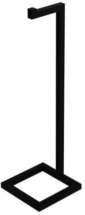 LAVITA SAMAR Toilettenpapierhalter Stehend | Mattschwarz | Klopapierhalter Freistehend |WC Rollenhalter | Toilettenpapier aufbewahrung | Stabiler Klorollenhalter |Toilettenpapierständer |200x200x700mm
