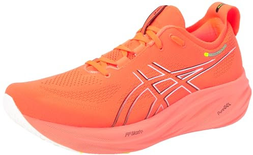 ASICS 1011B794-600 Gel-Nimbus 26 Men Sunrise RED/Black UK 8.5