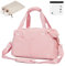 Ceneda Kleine Sporttasche Reisetasche mit Nassfach 40x20x25cm Trainingstasche für Damen Herren (Rosa)