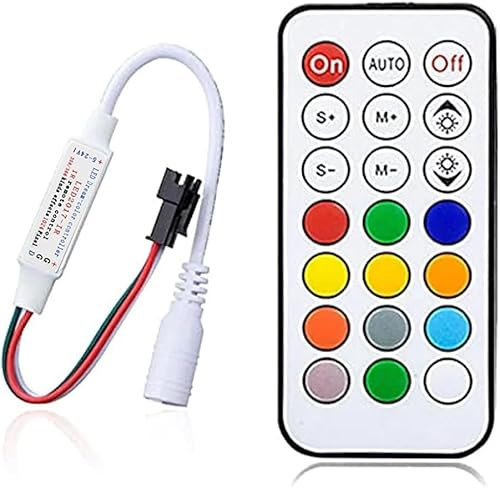 ruimeimei Mini DC5-24V 21 Tasti 2811 Telecomando RF Controller per WS2811 WS2812B 2811 2812 LED Strip Light
