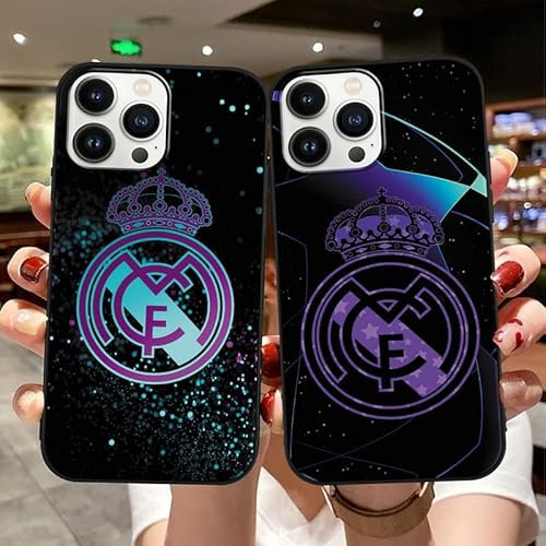Yomyejisoo 2 Stück Schutzhülle für iPhone 11 Hülle 6.1, Ultra Dünn Matt Handyhülle mit Soccer Fußball Muster Design, Silikon TPU Junge Männer Stoßfest Protective Cover Case,02
