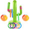 Aufblasbare Kaktus Ringwurfspiel, Pool Spielzeug Aufblasbar, Ringwurfspiel Kinder Outdoor, Pool Spielzeug Kinder Aufblasbar, Wassersport Spielzeug, Sommerspielzeug für Poolspiele