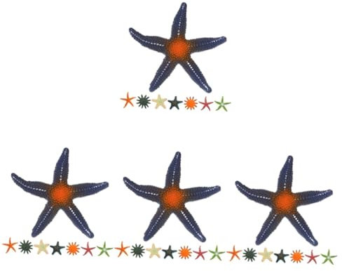 Alasum 32stücke Teiliges Künstliche Seesterne Deko Simulation Meerestiere Für Aquarium Und Stranddeko Langlebiges Für Home Decor Und Themenräume
