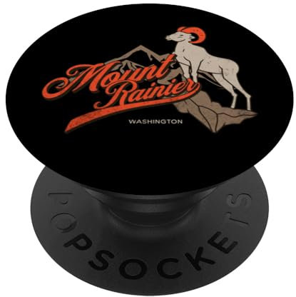 Mount Rainier Souvenir / Mt. Rainier PopSockets mit austauschbarem PopGrip