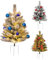 Pre-lit Christmas Tree, Lighted Artificial Christmas Filler, Light Up Holiday Planter Filler with Stand, Outdoor Lighted Artificial Christmas Trees, Christmas Tree Stake for Garden Lawn