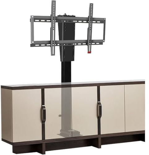 QICBYING Im Schrank Versteckter TV-Lift - LCD TV 360 Grad Drehbarer Rahmen Bodenständer, Teleskopischer Elektrischer TV-Lift, Passend Für 26-70-Zoll-LED-Bildschirme, Mit Einer Last Von 60 Kg