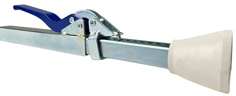 LOADCARE Barra di bloccaggio quadrata di sicurezza del carico per furgone, accessorio per trasportatore, campo di applicazione: 1,90-2,80 m, asta di bloccaggio in acciaio zincato (1)