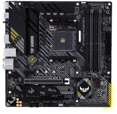Motherboard Fit for ASUS TUF Gaming B450M-PRO S for AMD B450 Socket AM4 with I/O Back Plate Shield - Industrial Packaged，Non-Original Packaging