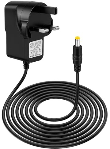 13.3V Charger Replacement for Shark CH950UKT CH950 CH951 U4 CH951C CH950C, Handheld Cordless Vacuum Wall Charger with Power Supply Adapter, 2M Power Supply Cord for Shark Hoover with 4mm X 1.7mm Jack