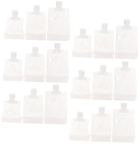 ORFOFE 18 Stück Teiliges Auslaufsichere Quetschbeutel für Lotion Shampoo Duschgel Nachfüllbare Reise behälter Leicht Tragbar Wiederverwendbar