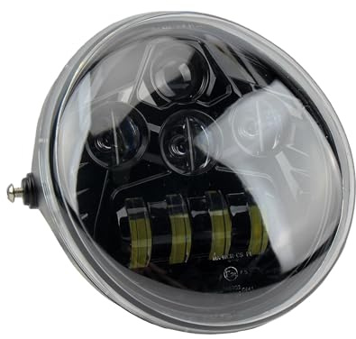 Motorrad-LED-Scheinwerfer, Scheinwerfer, Fern-/Abblendlicht, Docht, Kompatibel Für Harley V Rod Muscle VRSCF VRSCR VRSC 2002–2017, 60 W, V-Rod Street Night Rod