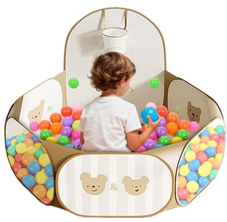 Yulokdwi Piscine À Balles pour Intérieur | Tente De Parc De Jeux Pliable - Piscine À Balles Jouet pour,pour Les Garçons Et Les Filles Intérieur Extérieur Salon Chambre Chambre D'Salle De Jeux Crèche