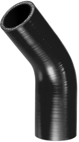 Conduits de pression et durites Tuyau en silicone pour voiture, diamètre intérieur 45°, 45mm, 48mm, 19-22mm, 28-32mm, 38-45mm, 90x90mm, 120x120mm, longueur tuyau pour voiture(38-45mm ID Black)