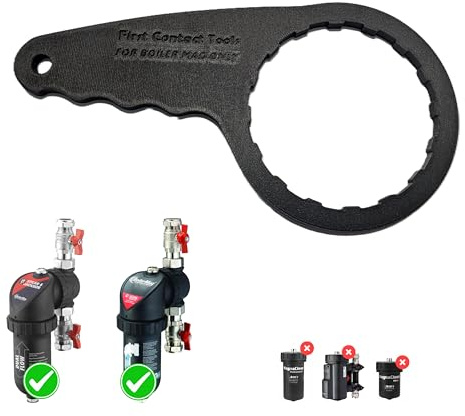 Wrench for BoilerMag, Spear and Jackson, Eclipse Magnetics Compatible Filter Spanner Wrench Central Heating Tool