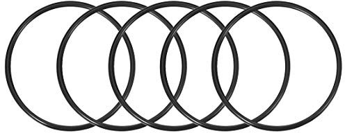 sourcing map 5 Stück O-Ringe Dichtungsringe, 80mm AD 72mm ID 4mm Breite Metrische Nitrilkautschuk Gummi Dichtung für Sahnespender Poolpumpe Schnellkupplung Kaffeebecher