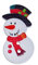 30 Stück Schneemann 36x18mm 2 Löcher Bastelknöpfe Winter Motiv Knöpfe für Kinderkleidung zum annähen nähen basteln scrapbooking Dekoration