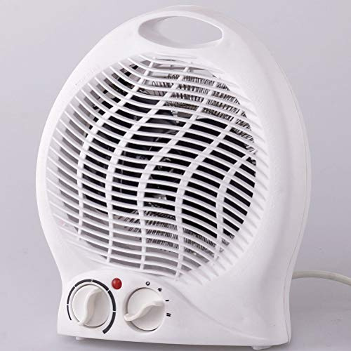 KENEX Calefactor eléctrico de Aire 2000W Ventilador 3 Funciones Ajustables Estufa Casa Baño Termostato Regulable Asa integrada