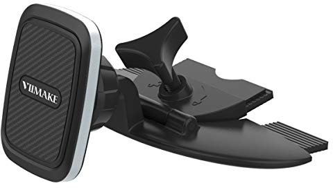 VIIMAKE Car Phone Mount,Magnetic Cd Slot Car Mount Phone Holder 6 Magnet for iPhone 11 Pro Xs MAX XR XS X 8 7 Plus, Galaxy S10 S10+ S10e S9 Note 9 (Black)
