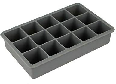 Silikon XXL Eiswürfelform Eiswürfel Quadratische Jumbowürfel Jumbo Eis, 15 St