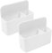 Huayue Magnetische Aufbewahrungsbox, Stifthalter, magnetisch, Stifthalter, magnetisch, mit 2 Fächern für Whiteboard, Kühlschrank, 2 Stück