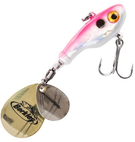 Berkley Pulse Spintail Perch Barsch Angelköder, 7 cm |14 g, Pearl Pink