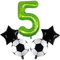 DIWULI Fussball Geburtstag 5 Jahre - Fussball Luftballons