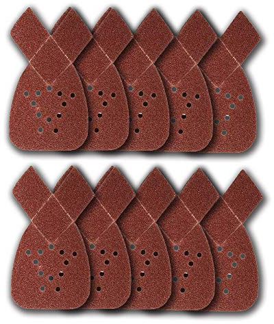 10PCS Mouse Sanding Sheets 180 Grit Fit Black and Decker Detail Palm Sander