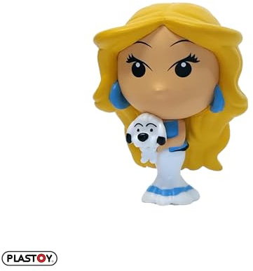 Plastoy Asterix Figur Chibi Falbala und Idéfix - PVC - 6 cm