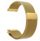 SYSMYXGS Edelstahl Mesh Uhrenarmband -18mm/20mm/22mm Milanaise Ersatz Metall Armband Edelstahlarmband mit Smartwatch Schnellverschluss Watch für Damen Herren Magnetverschluss (Gold,22MM)
