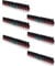 Sooyee 6 Pack Nail Polish Organizer Wall Mounted Shelf, Holder, Clear Acrylic Rack,Paint Organizer,Essential Oil Shelf Display 66-90 Bottles