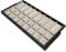 Emuca - Organisationsschublade mit sanft schließenden Schienen für Schränke, Modul 900mm, regulierbare, Tiefschwarz und Steingrau lackiert