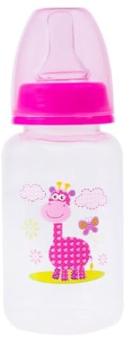 Kieferorthopädische Nacht-Schnuller, ovale Fliege, leuchtet im Dunkeln, Silikon-Sauger für Baby Mädchen 0-6 Monate (Rosa)