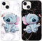 Omyzo [2 Stück] Schutzhülle für iPhone 13 iPhone 14 6,1 Hülle,Kawaii Anime Case mit Niedlich Muster Design Cover Weiche Stoßfest TPU Silikon Handyhülle für iPhone 13