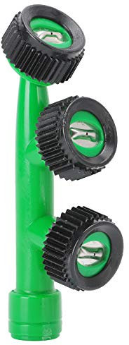 Natudeco Boquilla De Nebulización para Jardín G3/8 DN10, 3 Cabezales, Boquilla Atomizadora De Pesticidas, Herramienta De Riego De Jardín, Accesorio De Riego, Accesorios De Rociador