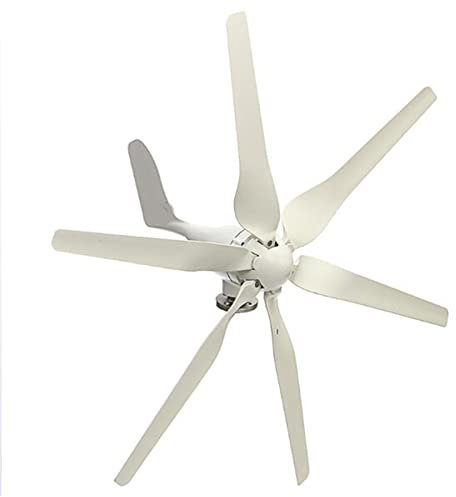 Turbinas de Viento 4000W Generador de turbina de Viento Horizontal silencioso, 12V 24V 48V Molinos de Viento Generador de turbina de Viento con Controlador para Acampar en casa