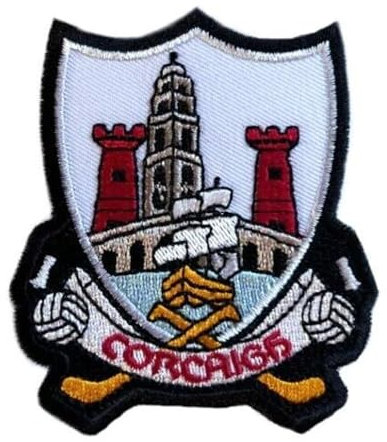 County Cork Crest Patch (3 Inch) Embroidered Iron-on or Sew-on Badge GAA Gaelic Football Hurling Emblem Ireland Souvenir Irish DIY Gift Patches