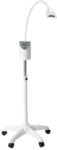 Lampe zum Aufhellen der Zähne, LED-Lampe zum Aufhellen der Zähne, Maschine mit Rädern und Timer, höhenverstellbar, Fernbedienung, für Zahnaufhellung, Mainframe, Halterungstyp